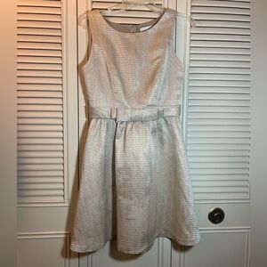 LC Lauren Conrad gold cocktail dress